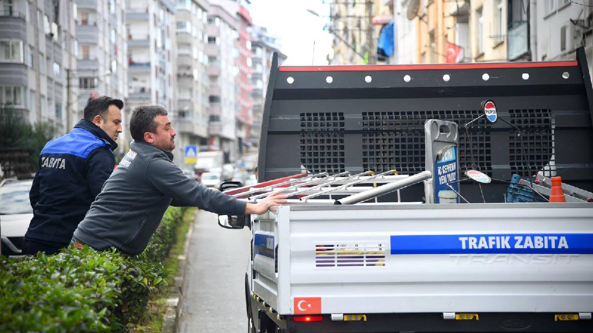 Kaldırım işgaline ödün verilmiyor