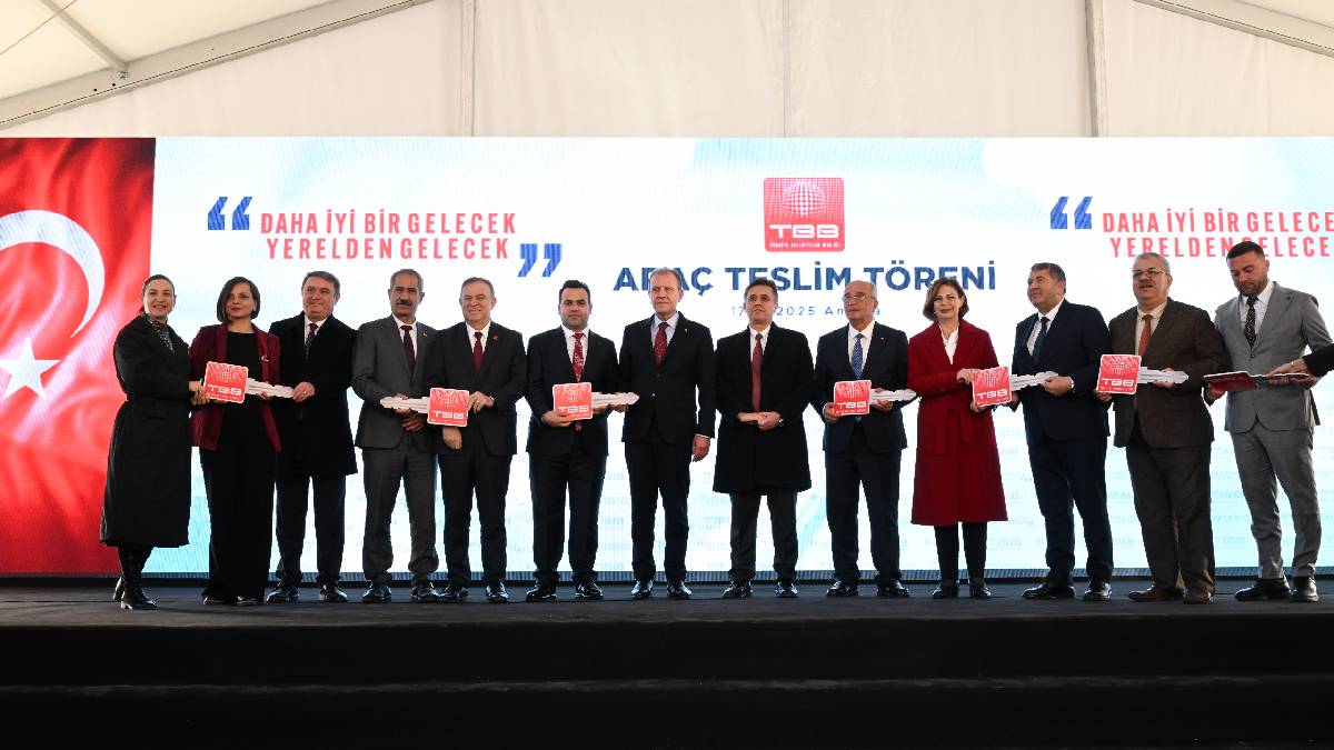 Başkan Ünlüce, TBB tarafından Ankara’da düzenlenen araç teslim törenine katıldı