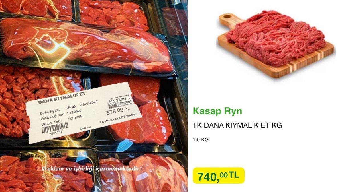 İZMAR’la Tarım Kredi karşılaştırdı, ucuzluk şampiyonu belli oldu! 1 kg kıyma birinde 575 TL, diğerinde 740 TL