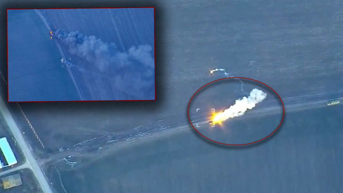 Ukrayna'dan Rus hava savunmasına ağır darbe kamerada: Tam mühimmat yüklü iki S-400 imha edildi