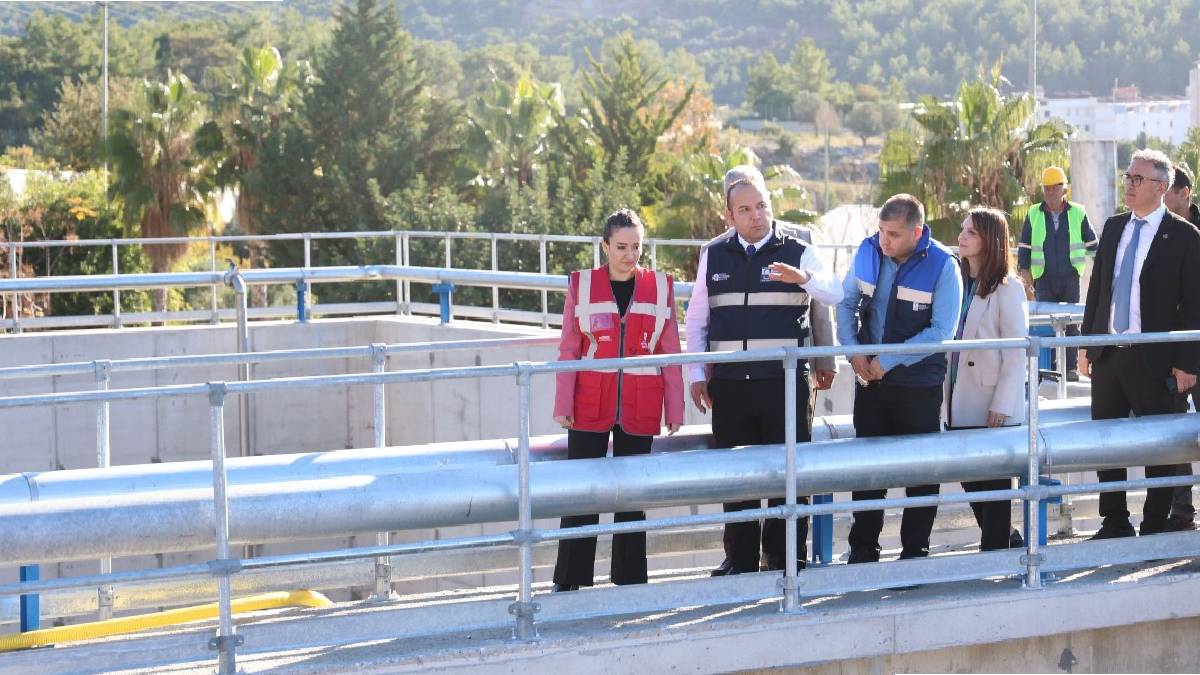 Başkan Vekili Özdemir Konaklı Arıtma Tesisi’nde incelemelerde bulundu
