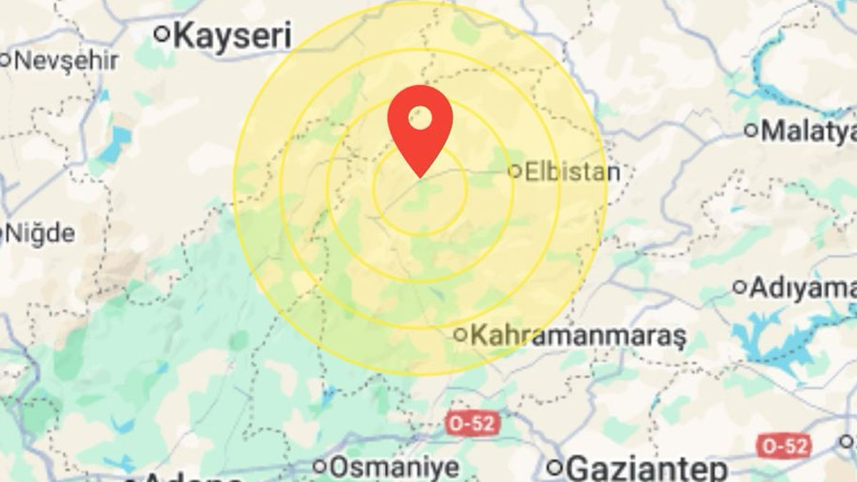 Kahramanmaraş'ta deprem