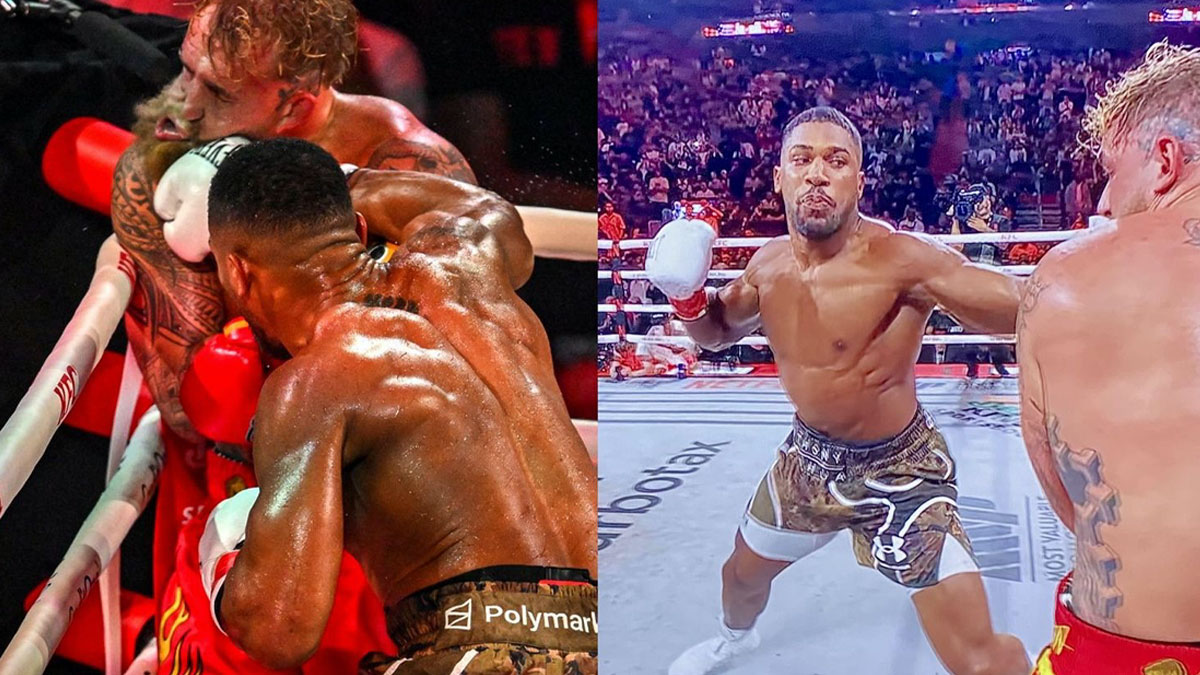 Yılın maçında Anthony Joshua, Jake Paul'ı nakavt etti: Tyson Fury'ye meydan okudu