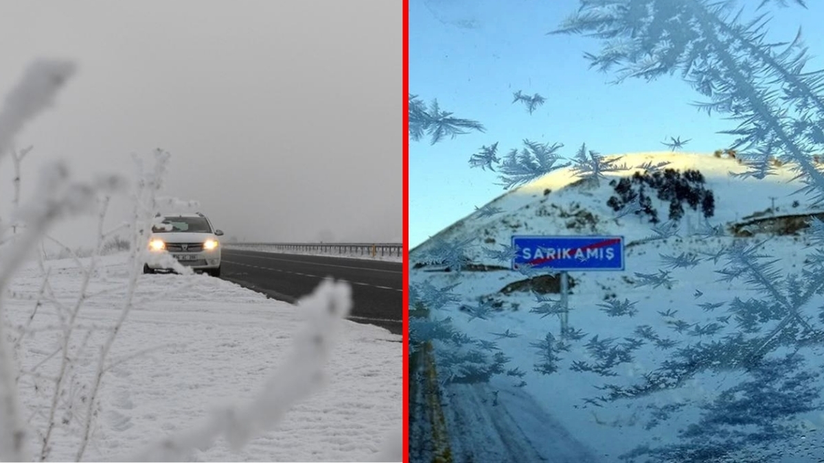 Burası Sibirya değil Türkiye! Sıcaklık eksi 13 dereceye kadar indi: O iller resmen buzla kaplandı