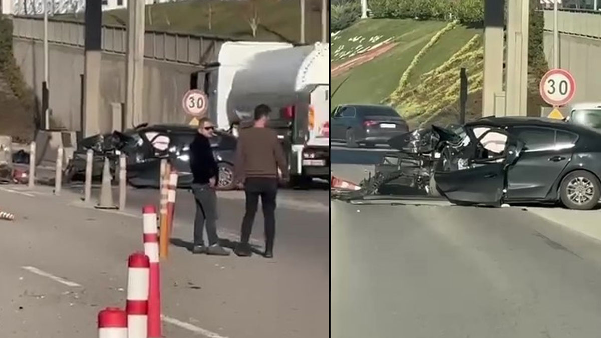 TEM Otoyolu'nda feci kaza: Anne ve oğlu hayatını kaybetti