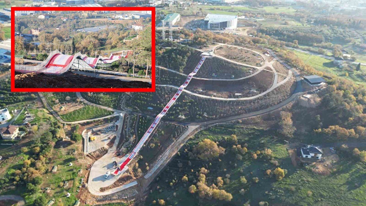 Türkiye’nin en uzun kaydırağı Kocaeli'ne yapılıyor: Uzunluğu 207 metre olacak