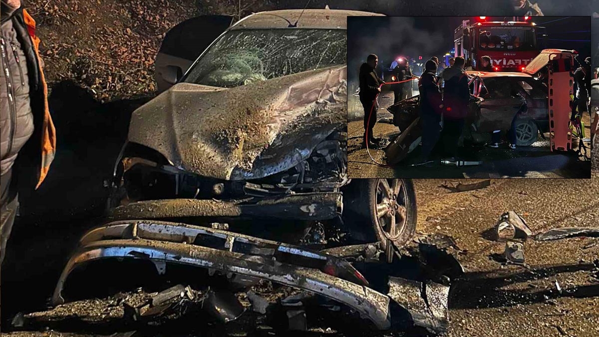 Bolu’da Abant yolunda feci kaza: 1’i ağır 6 yaralı