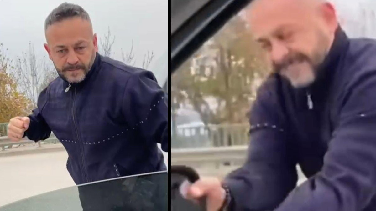 Yol verme tartışması şiddete dönüştü! Yan aynayı kıran saldırgan sürücü tutuklandı