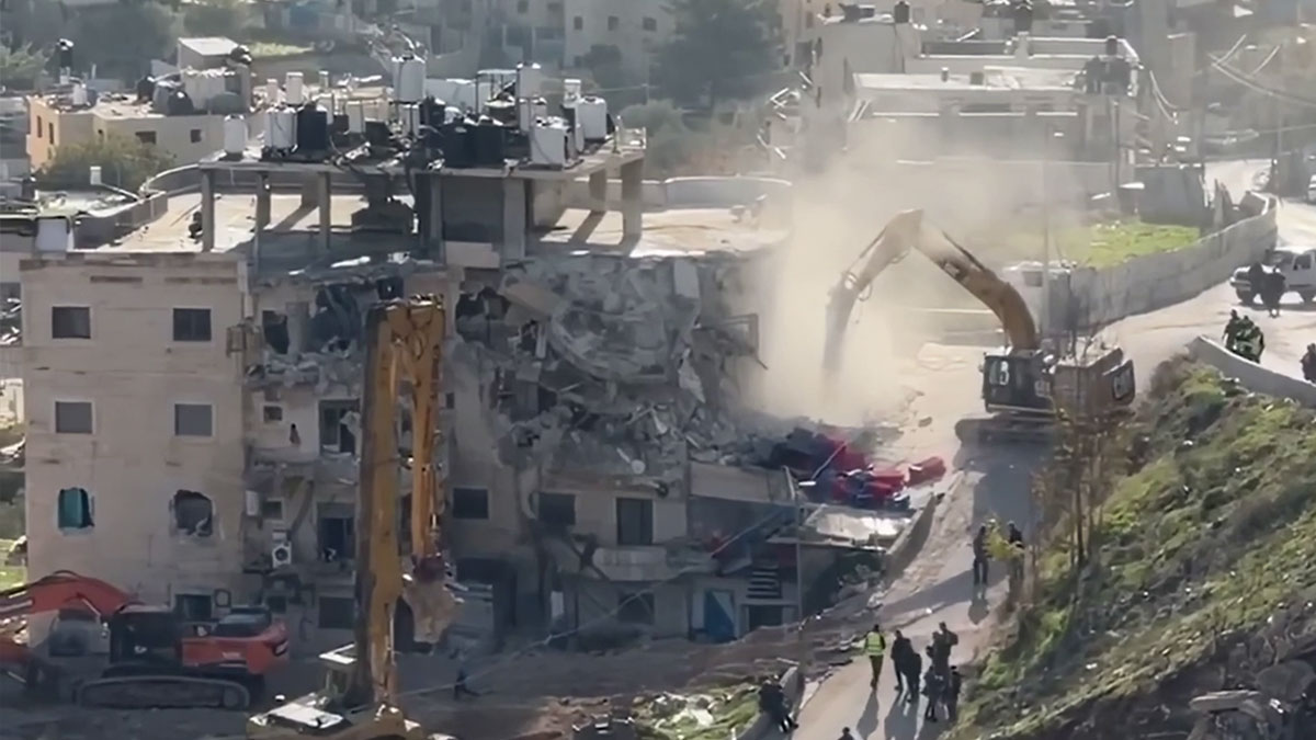 İsrail, 100 Filistinliyi daha evsiz bıraktı