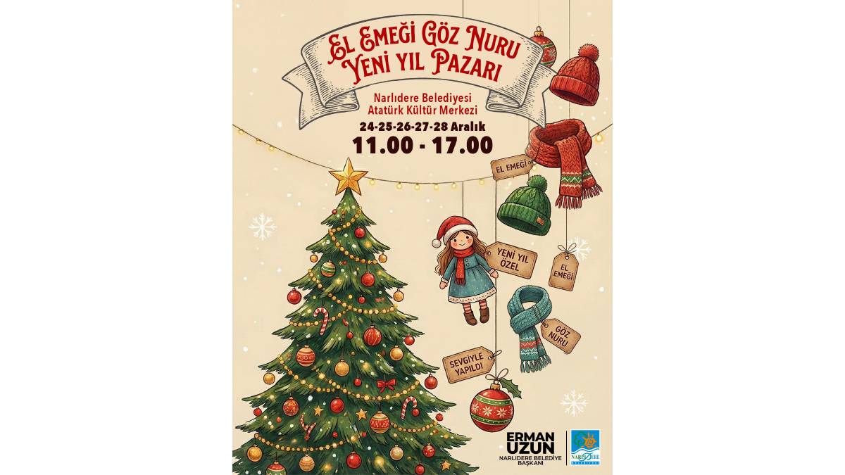 Narlıdere Belediyesinden yeni yıl haftasında iki ayrı etkinlik