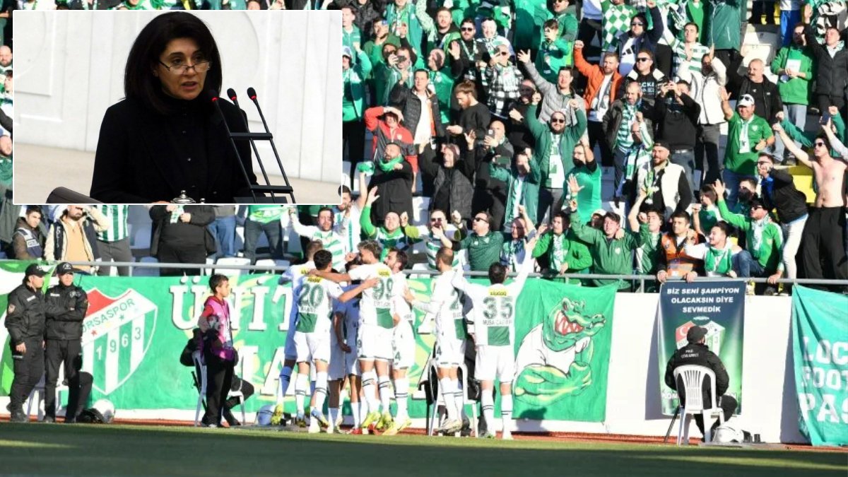 TFF'den Bursaspor'a 'Leyla Zana' cezası