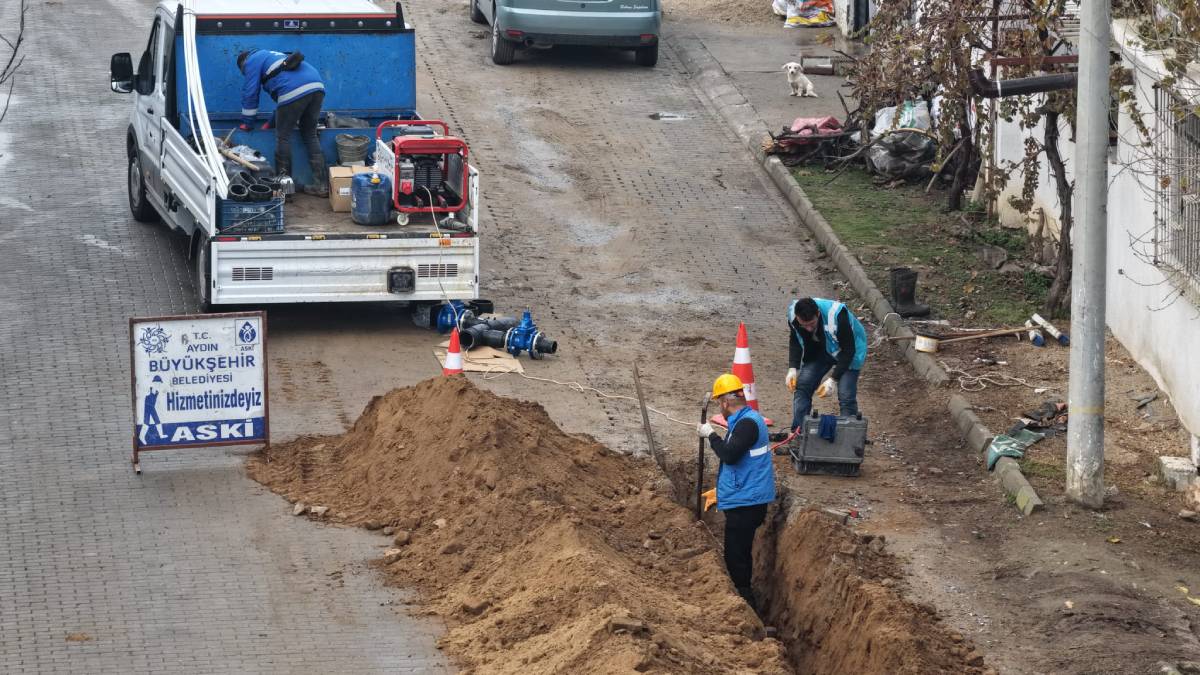 Başkan Çerçioğlu Aydın’ın tüm ilçelerinde altyapı çalışmalarını sürdürüyor