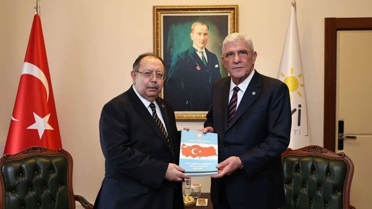 Müsavat Dervişoğlu, YSK Başkanı Yener ile bir araya geldi