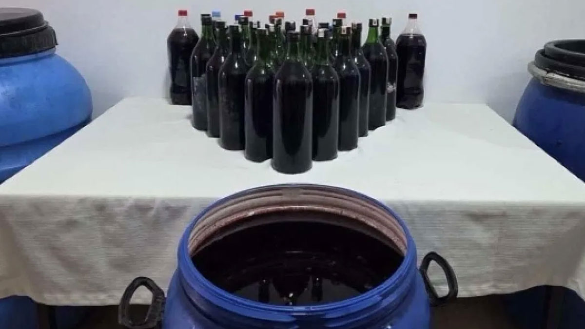 Muğla’da sahte içki operasyonu: Tonlarca ele geçirildi