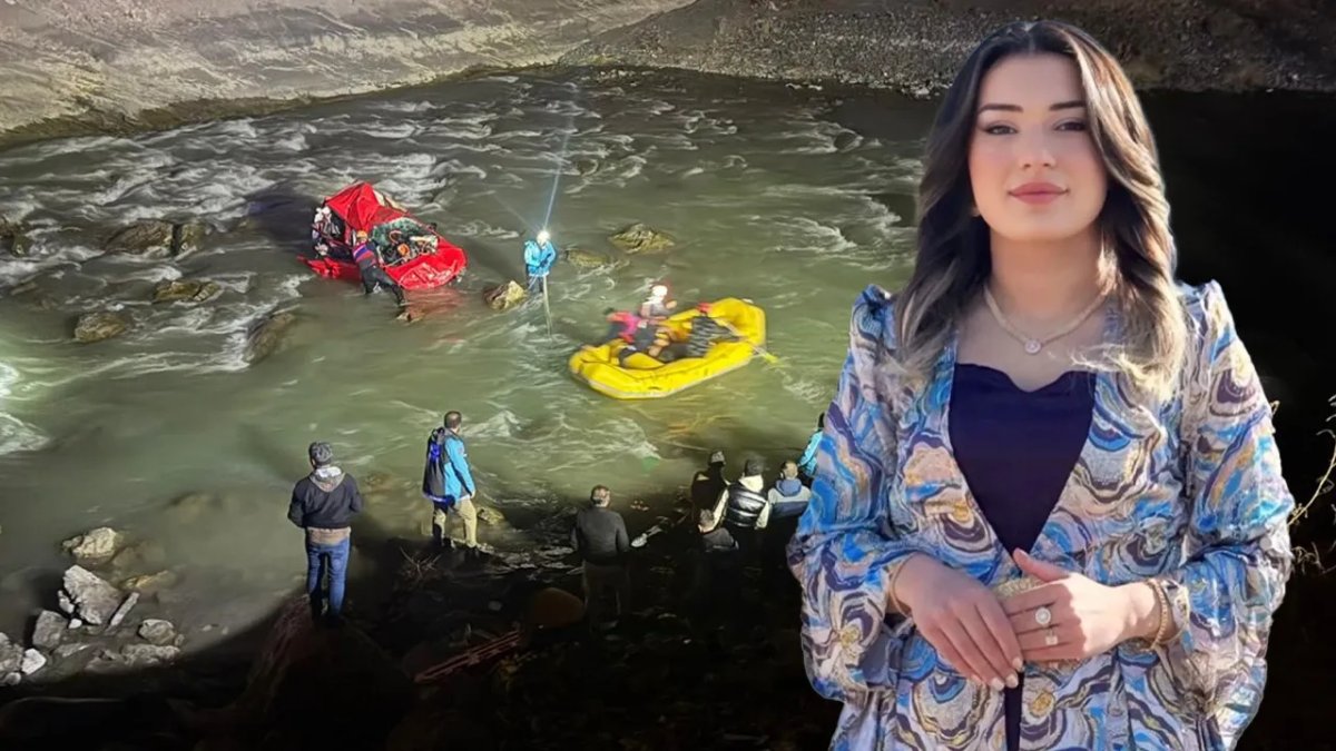 Aracıyla Zap Suyu'na düşen 23 yaşındaki Ezgi'den acı haber