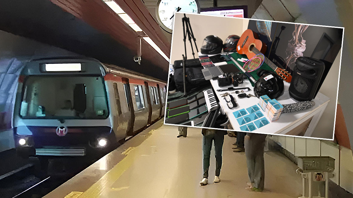 Metroda unutulanlar arasında yok yok: Bisiklet, darbuka, tansiyon aleti...