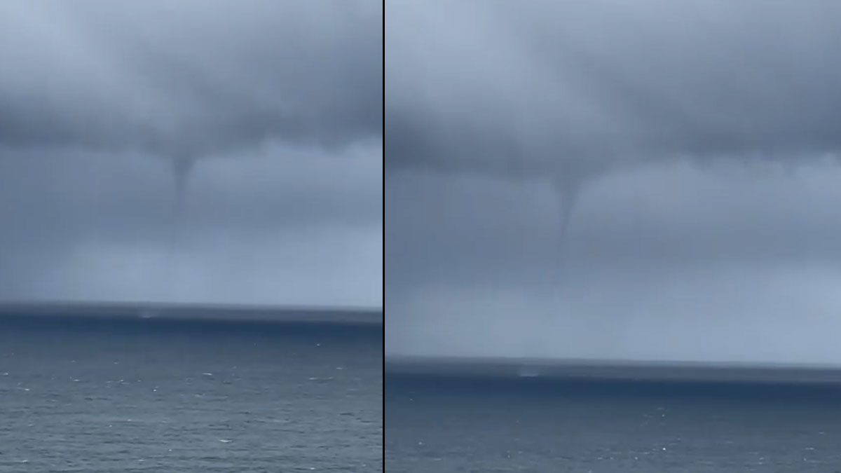Batı Karadeniz'de kar beklenirken hortum sürprizi: Kastamonu Abana'da ilginç görüntüler