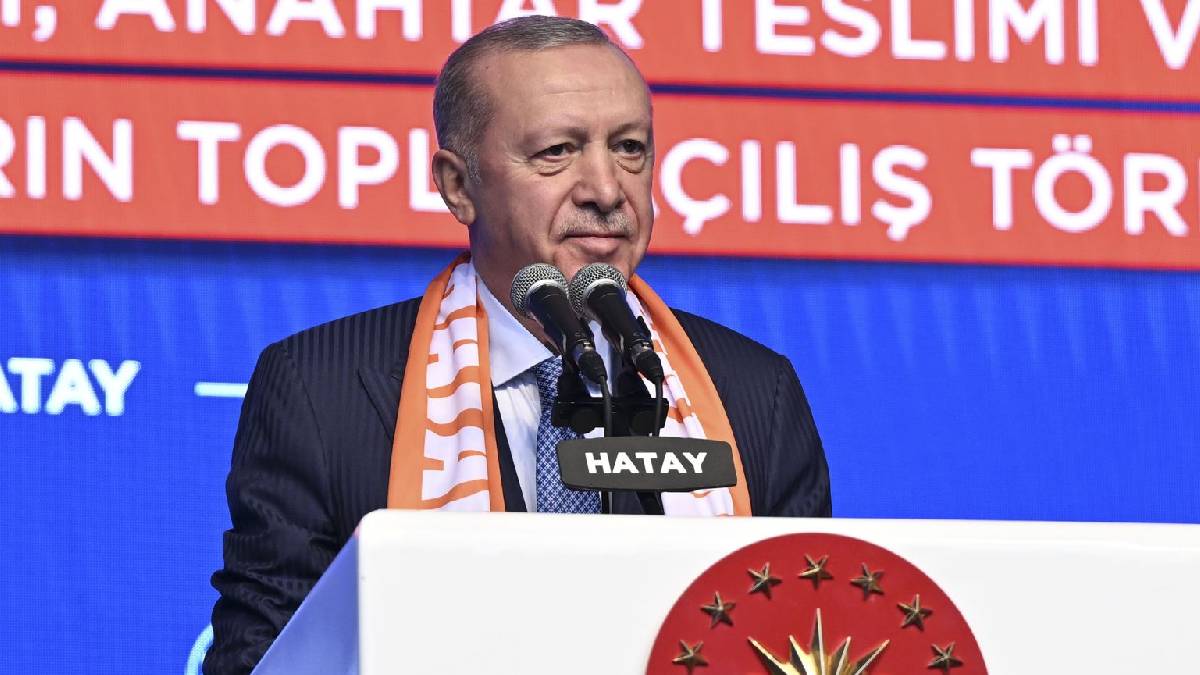 Erdoğan Hatay’da toplu açılış törenine katıldı: 455 bininci konut teslim edildi