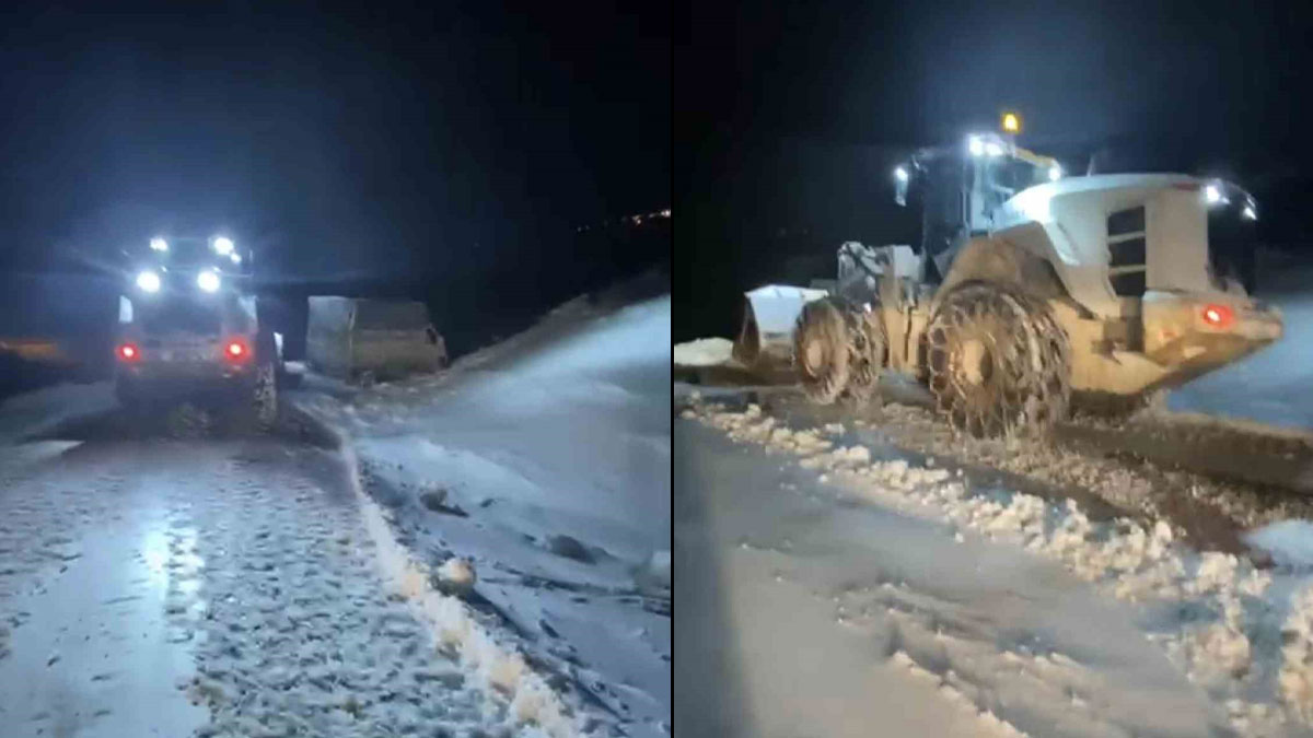 Muş’ta kar yağışı ulaşımı vurdu: 250 köy yolu kapandı