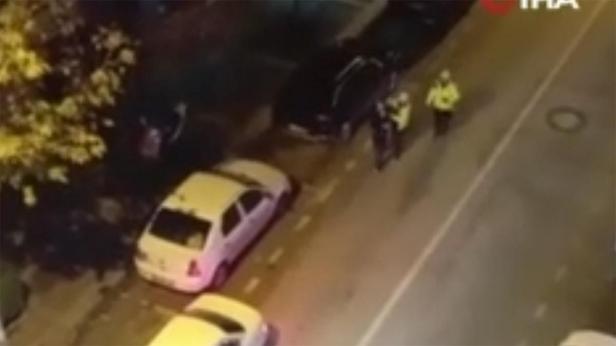 'Dur' ihtarına uymayan alkollü sürücü polisten kaçtı! O anlar kamerada