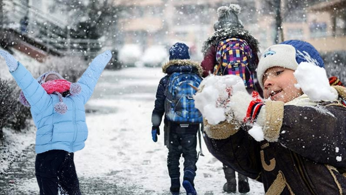 Valiliklerden milyonlarca öğrenciye müjdeli haber! Eğitime kar engeli: Birçok ilde okullar tatil edildi