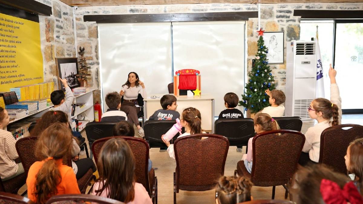 Belediyeden çocuklara yönelik yılbaşı atölyesi