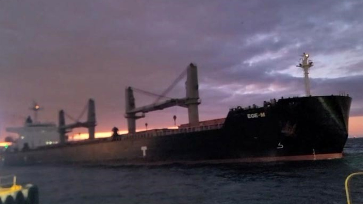 Sürüklenen gemi paniğe neden oldu! Beşiktaş’ta kuru yük gemisi iskeleye ramak kala durdu