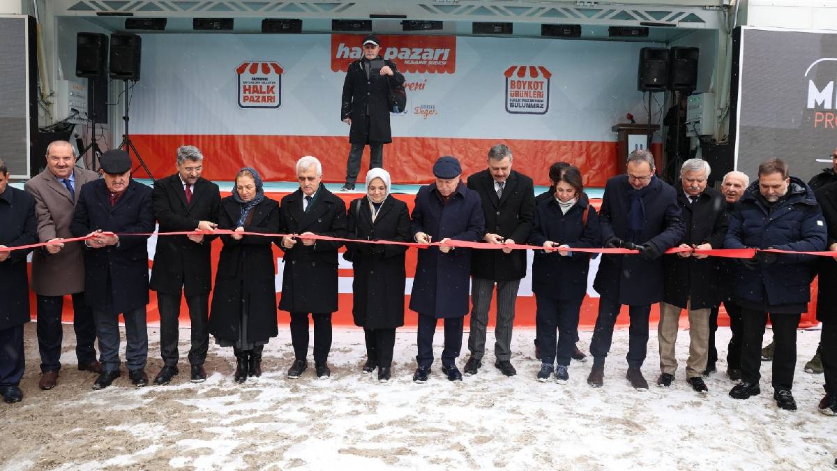 Erzurum Büyükşehir’den örnek bir sosyal proje: Numune Halk Pazarı açıldı