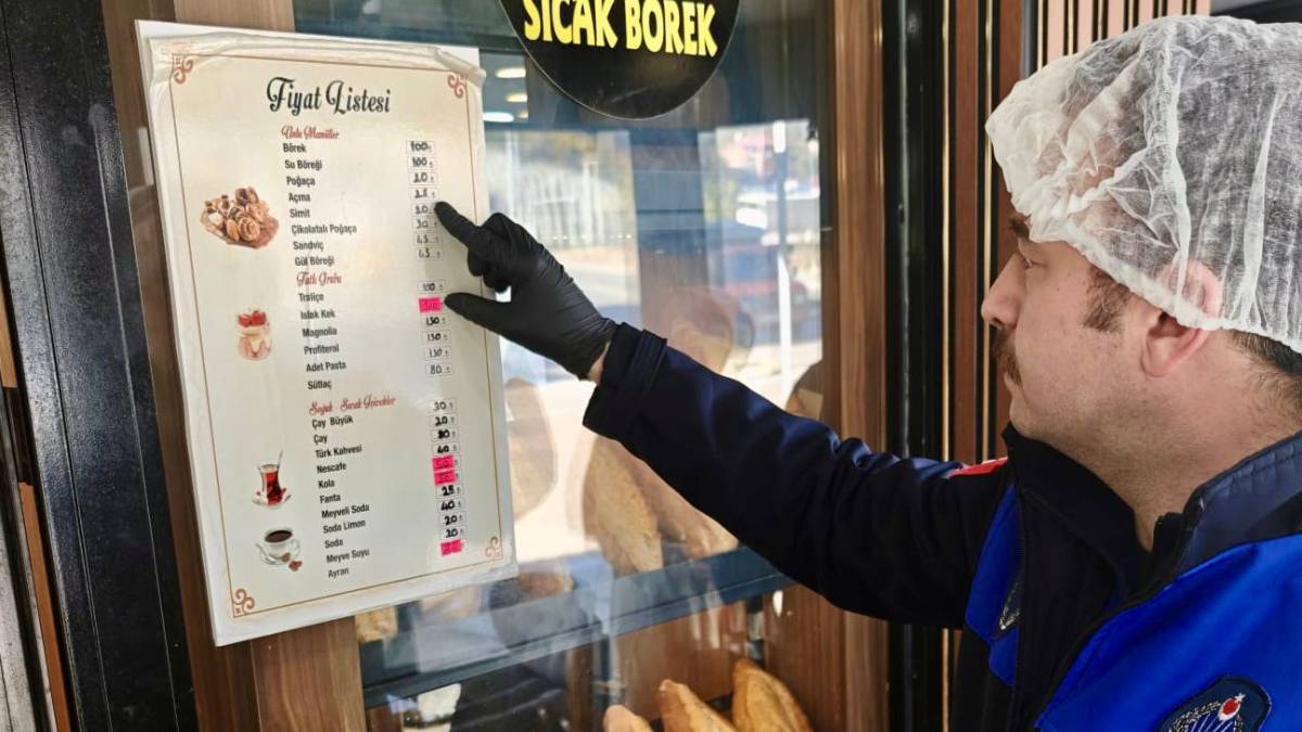 Zabıta ekiplerinden pastane ve unlu mamul işletmelerine sıkı denetim