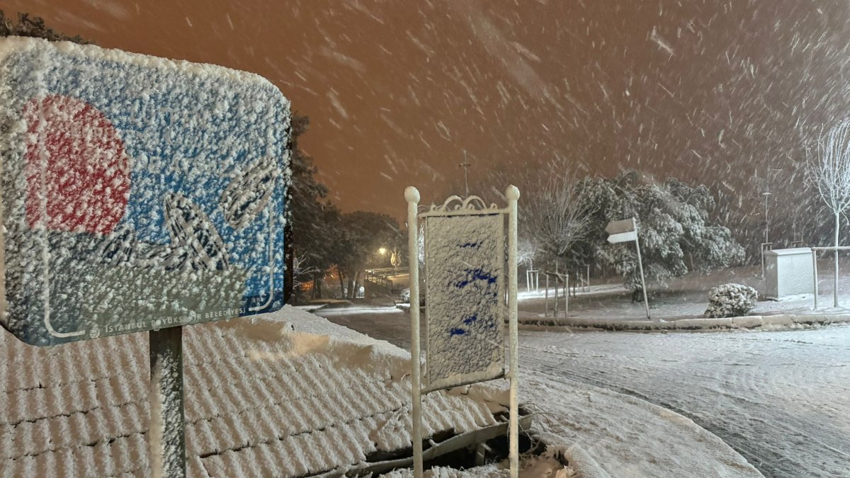 İstanbul'da kar yağışı başladı