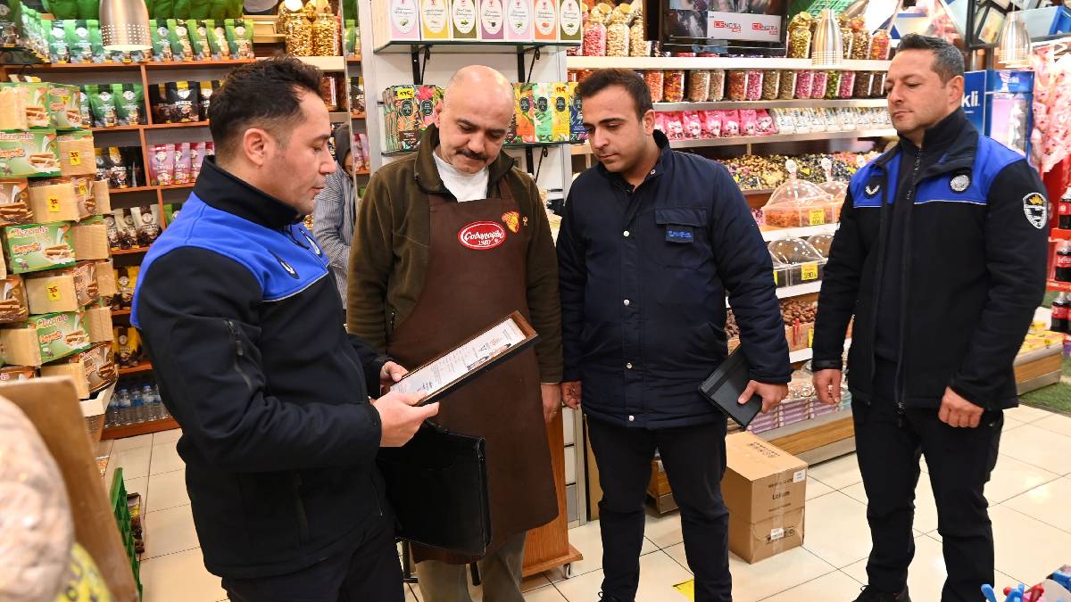 Karabağlar ’da yılbaşı öncesi zabıta denetimi