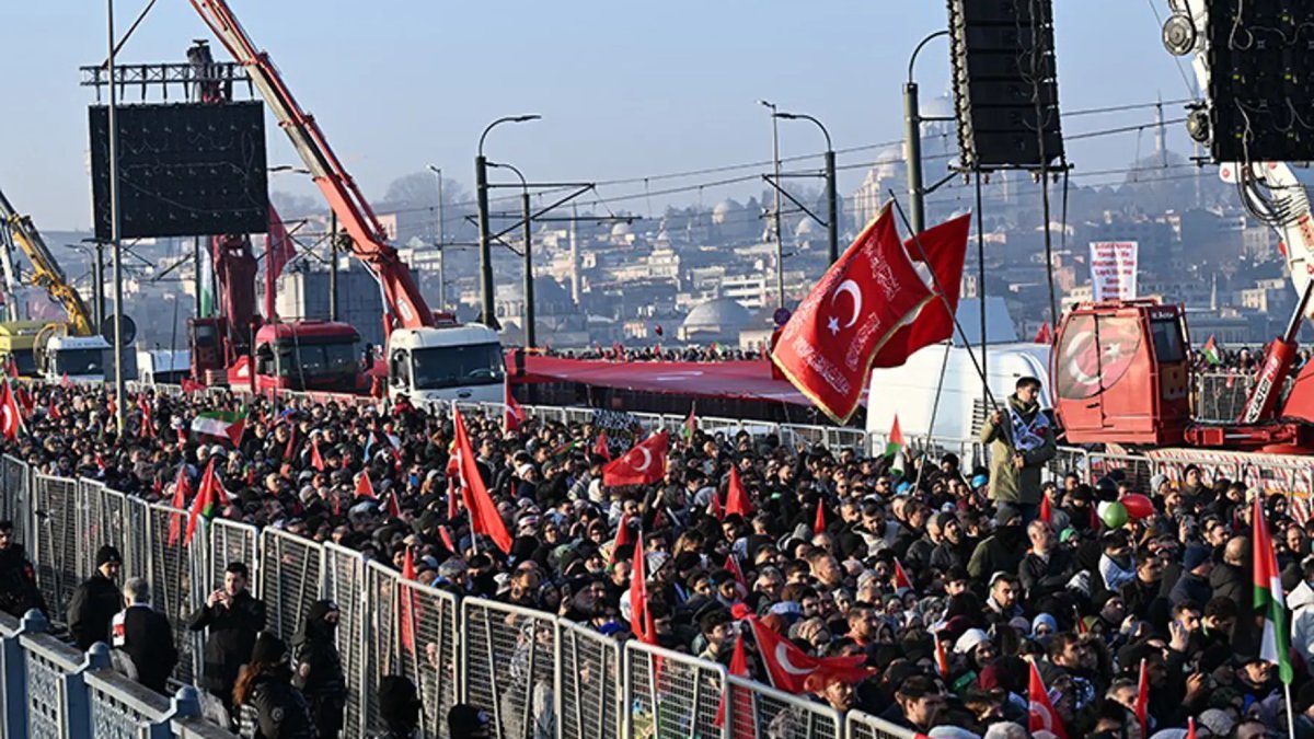 İstanbul'da yarın Gazze yürüyüşü düzenlenecek