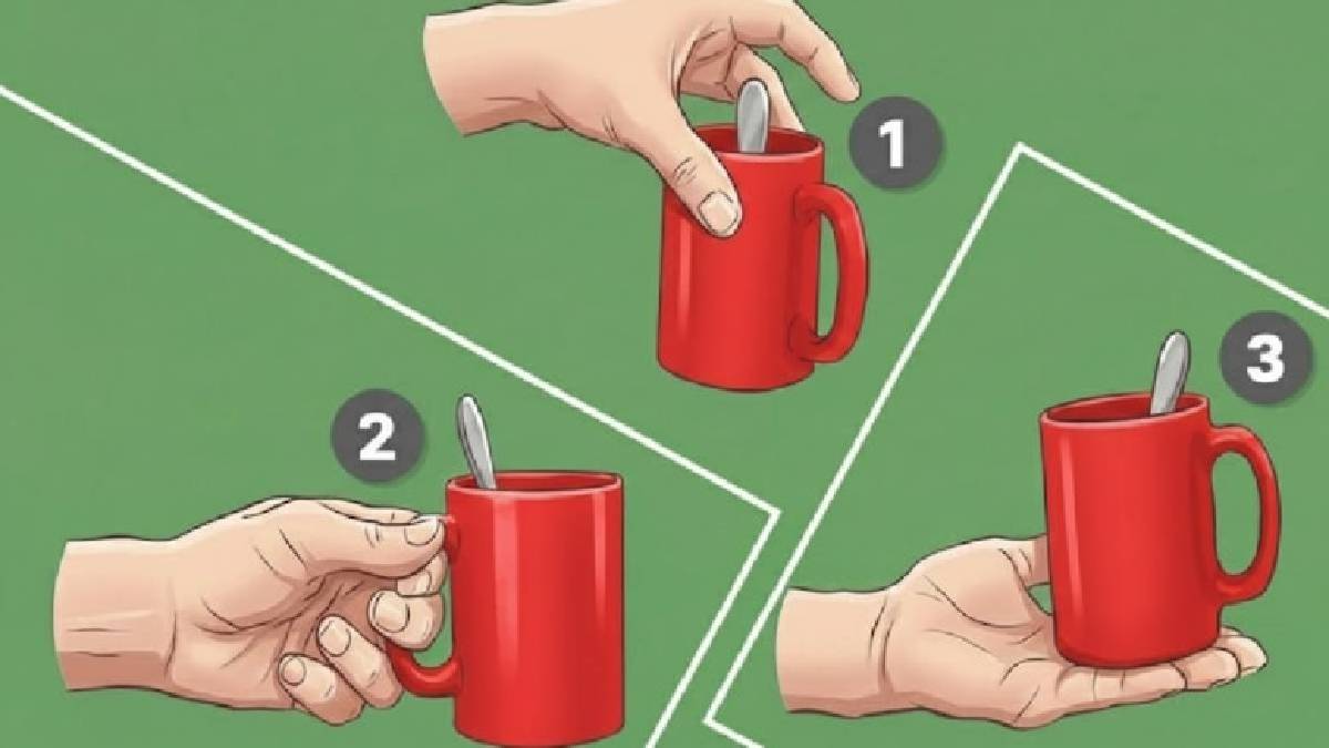 Kupayı siz nasıl tutuyorsunuz? Tutuş şekliniz gerçek kişiliğinizi ortaya çıkarıyor
