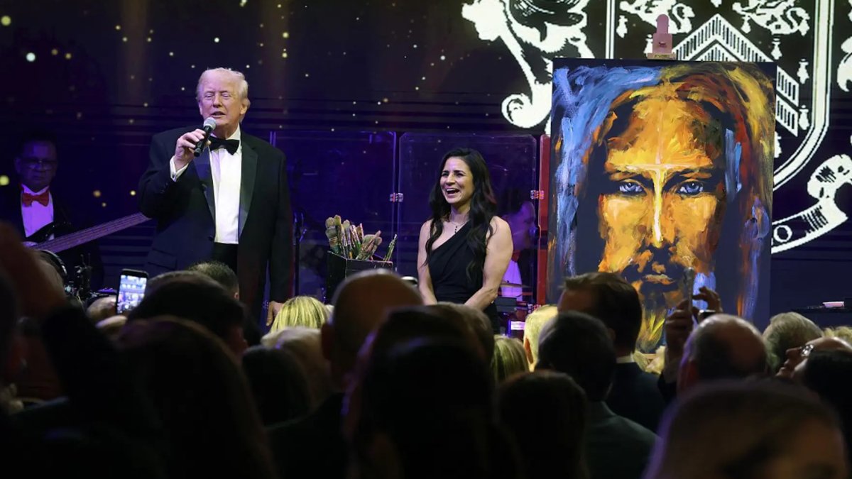 Trump’ın yılbaşı balosunda İsa portresi rekor fiyata satıldı