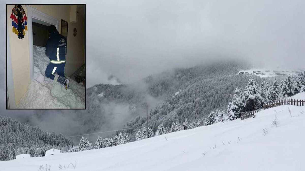 Van'da mahalleye çığ düştü: 1 kişi kayıp, 22 ev boşaltıldı