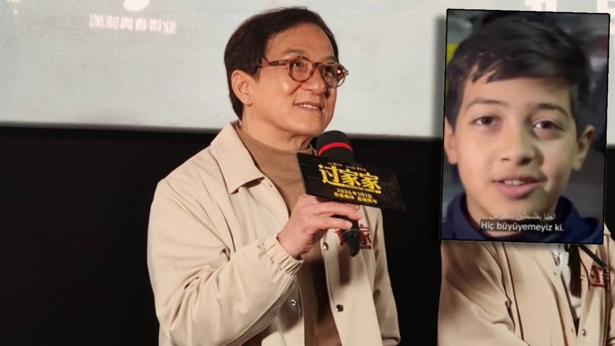 Jackie Chan gözyaşlarını tutamadı: Gazze'de çocuklar büyümez