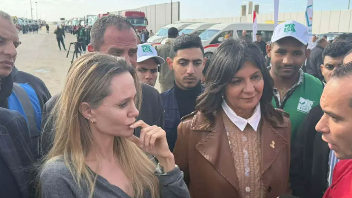 Angelina Jolie, Refah Sınır Kapısı’nı ziyaret etti