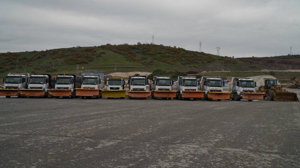 Büyükşehir, kış hazırlığını tamamladı: 496 personelle görev başında olacak