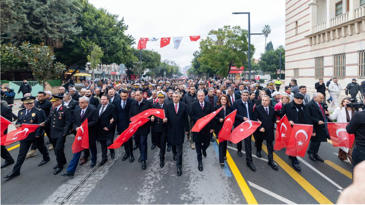 Mersin’in düşman işgalinden kurtuluşunun 104. yıl dönümü kentte coşkuyla kutlandı