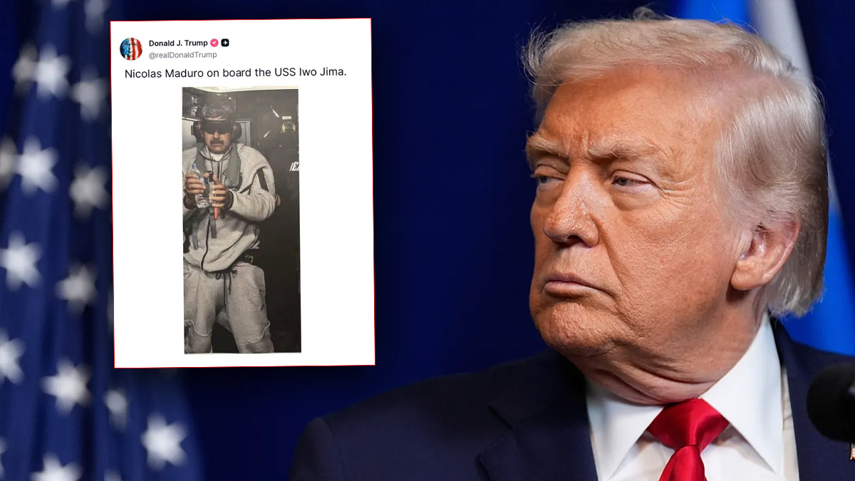 Trump, Maduro'nun fotoğrafını paylaştı