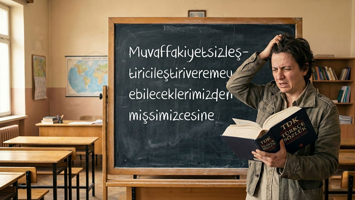 Türkçenin 70 harfli rekortmen kelimesi, duyanları hayrete düşürüyor!