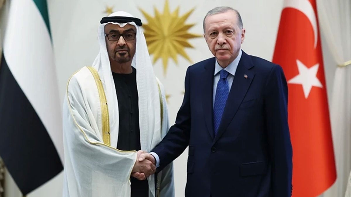 Cumhurbaşkanı Erdoğan, BAE lideri ile görüştü