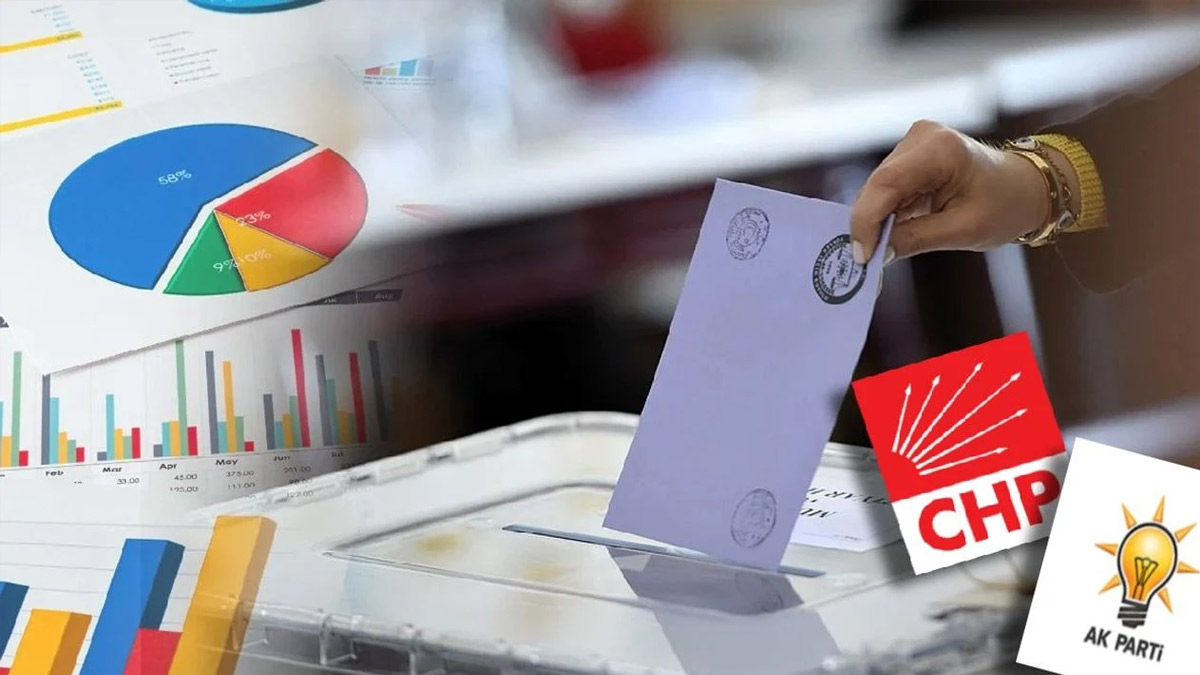 2025'in son seçim anketi: CHP zirveyi koruyor, AK Parti ile makas daralıyor