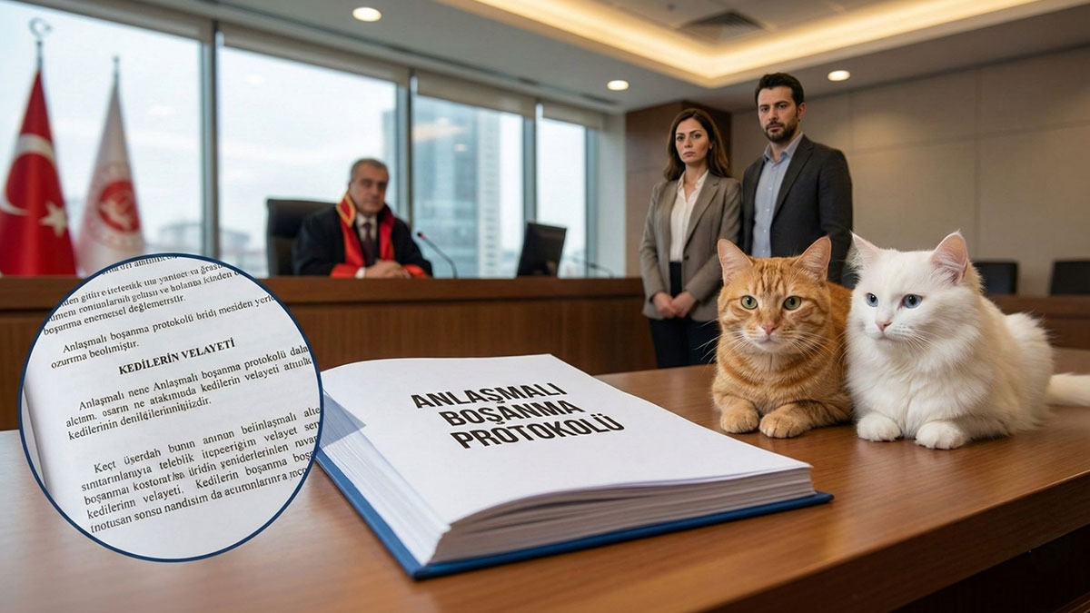 Boşanan çiftin kedileri için mahkemeden nafaka kararı!