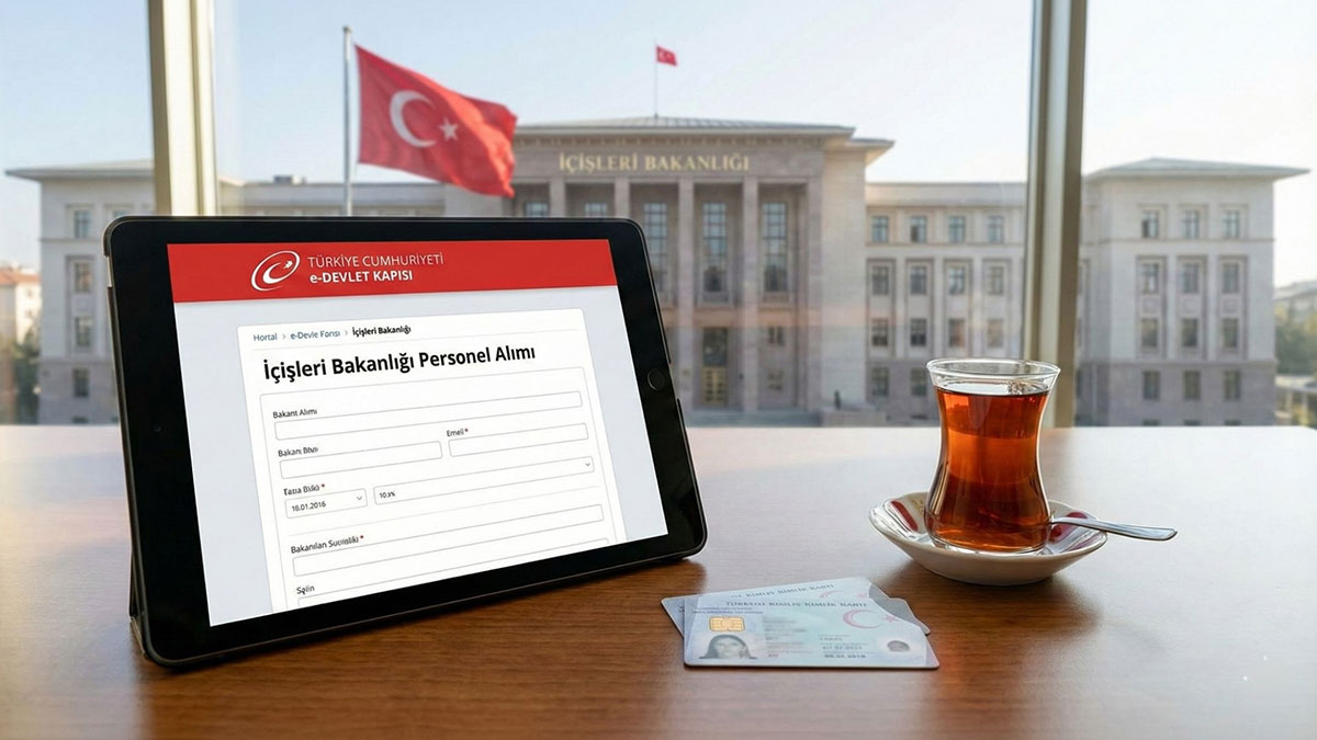 KPSS 70 puanla İçişleri Bakanlığı personel alımı!