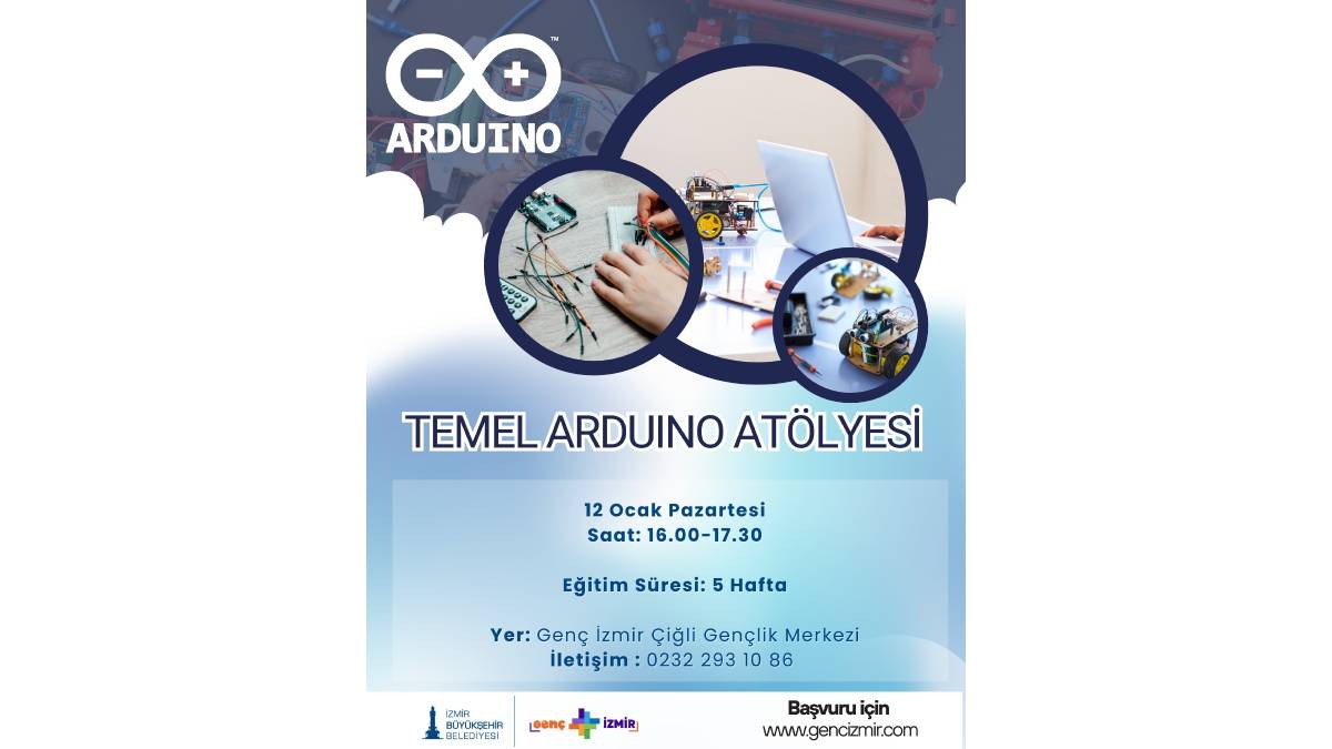 Gençler için ücretsiz Arduino atölyesi