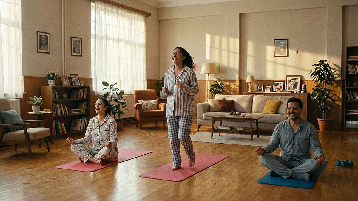 Pijamalarla spor yapmanın keyfini çıkaranlar kulübü kuruldu!