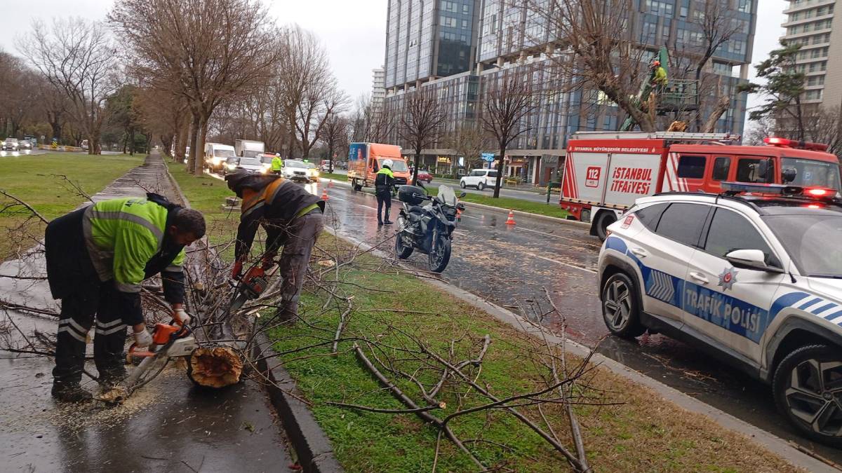 Bakırköy’de fırtına ve yağışa karşı teyakkuz
