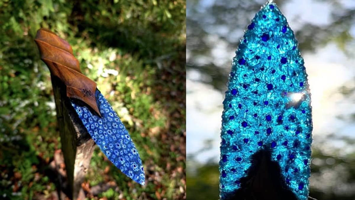 Dünyanın en değerli bıçağı! Ülke dışına çıkarılması bile yasaklanmıştı… Camdan yapılıyor içinden desenler çıkıyor