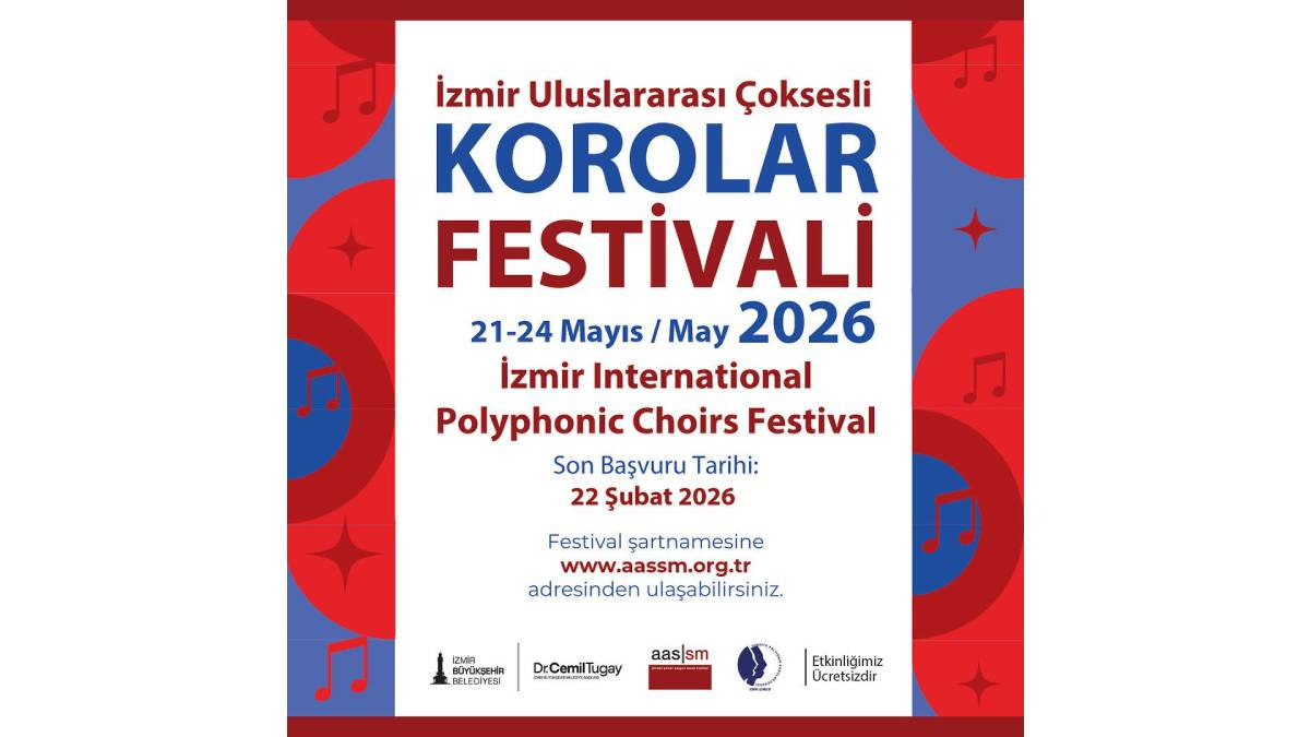 İzmir Uluslararası Çoksesli Korolar Festivali’ne başvurular başladı